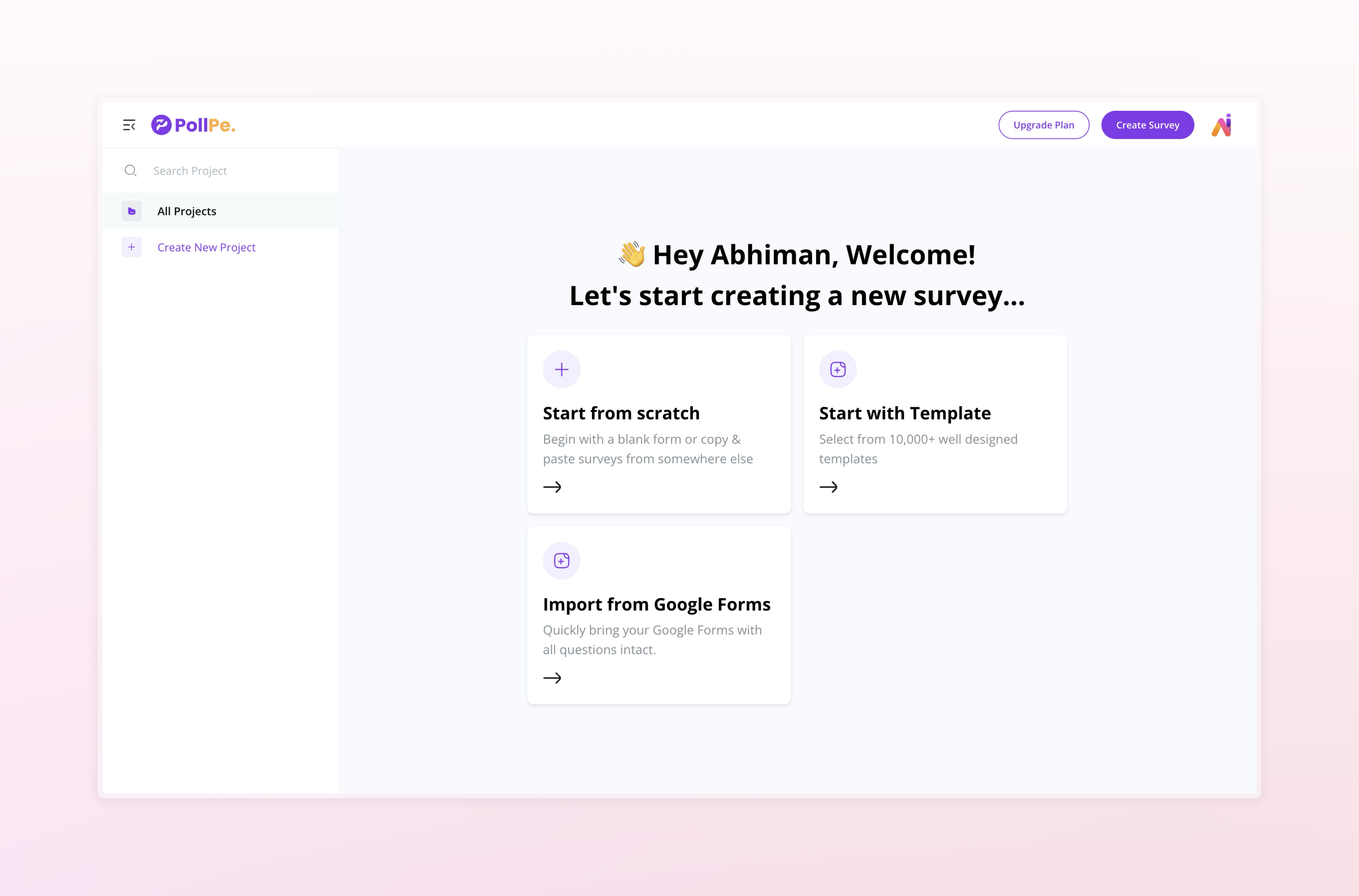 PollPe Dashboard Overview
