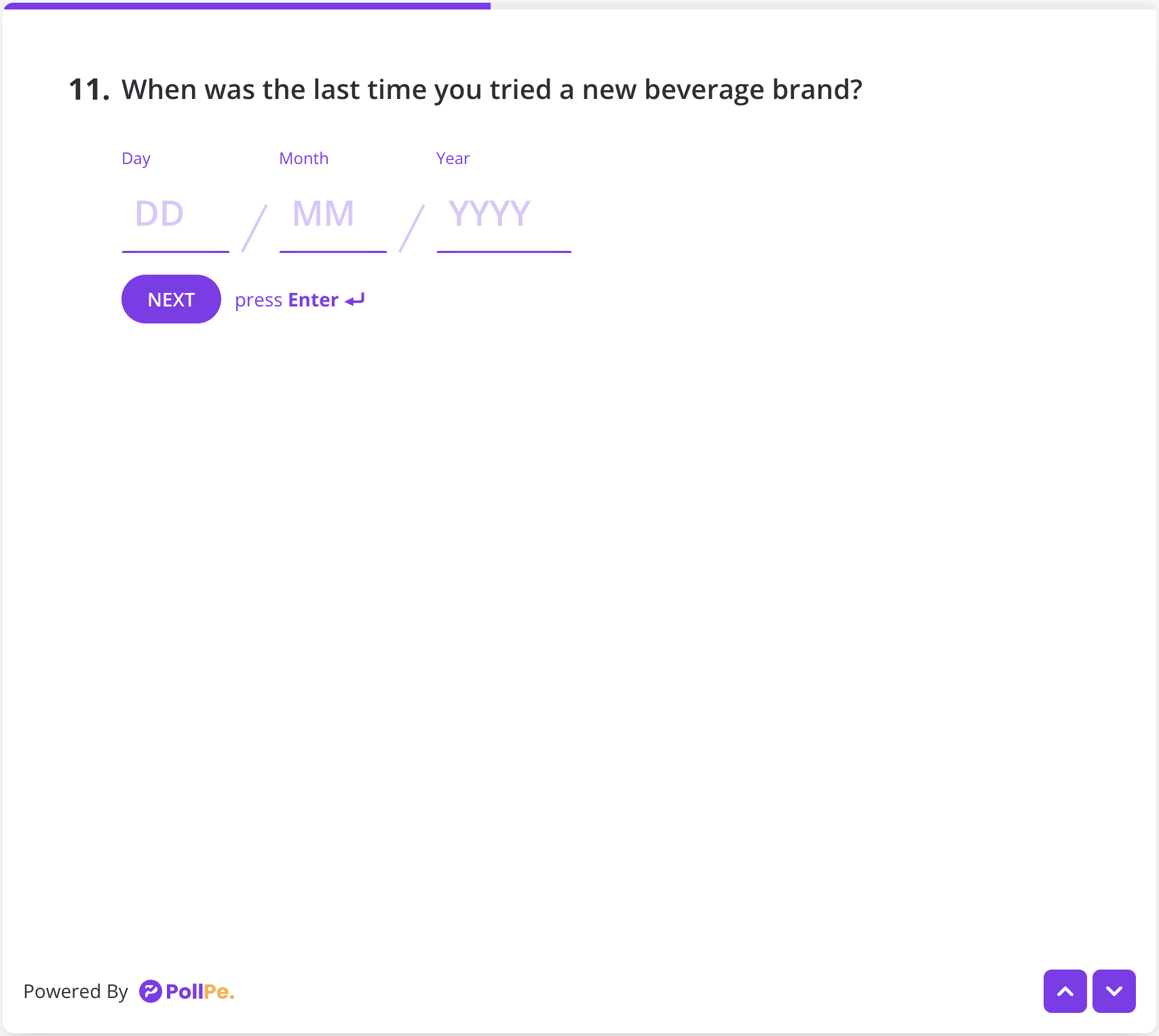 User Preview – Date Field