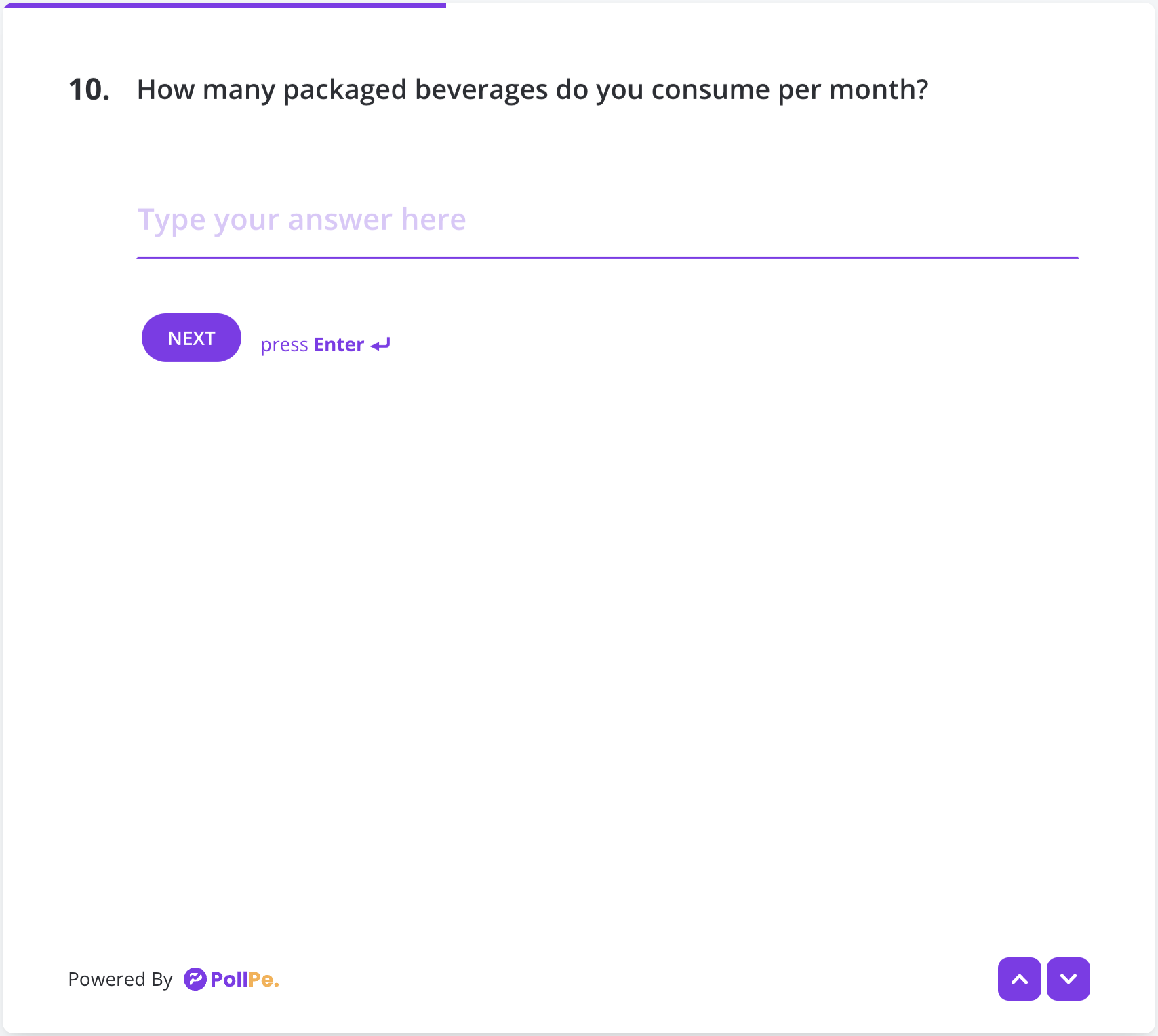 User Preview – Number Field