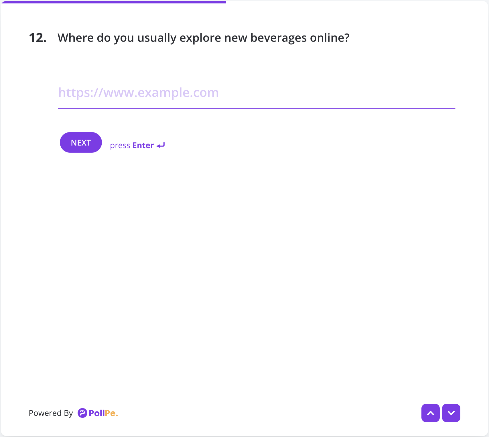 User Preview – Website Field