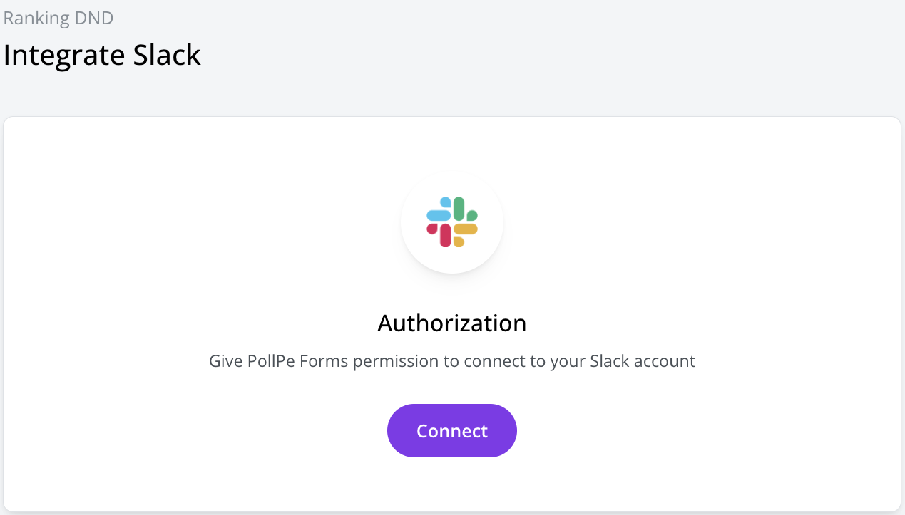 Slack Connect Authorization